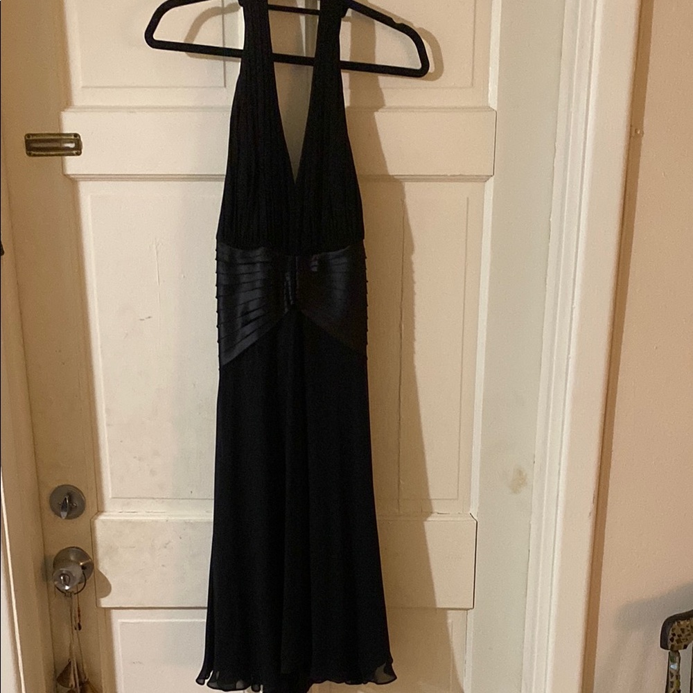Tadashi Shoji Black Backless Dress
